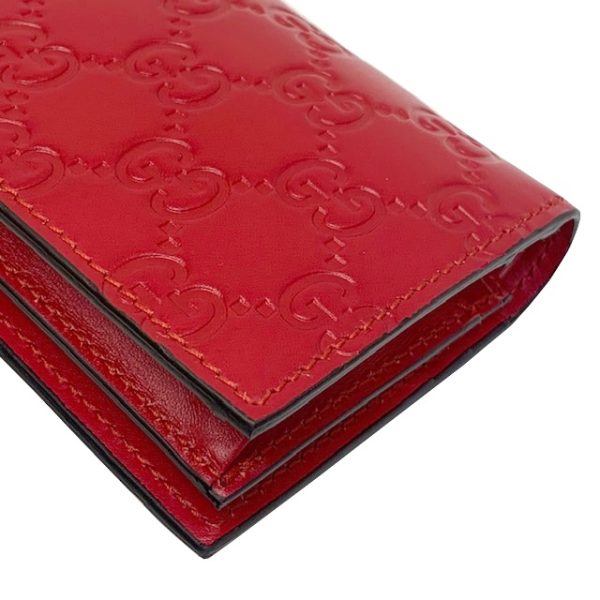 imgrc0081733399 GUCCI Cherry Guccisima Compact Bifold Wallet Red