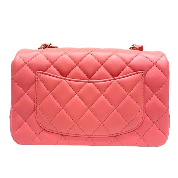 imgrc0082218888 CHANEL Mini Matelasse Chain Shoulder Lambskin Pink