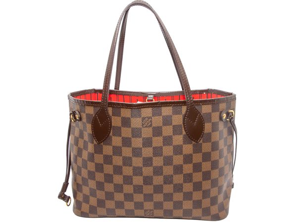 imgrc0082708661 Louis Vuitton Neverfull PM Tote Bag Damier Canvas Brown