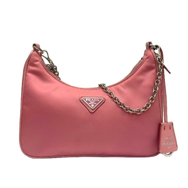 imgrc0082726060 PRADA Re Edition 2WAY Shoulder Bag Nylon Leather Pink