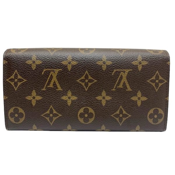 imgrc0082894185 Louis Vuitton Portefeuille Sarah Wallet Monogram Canvas Brown