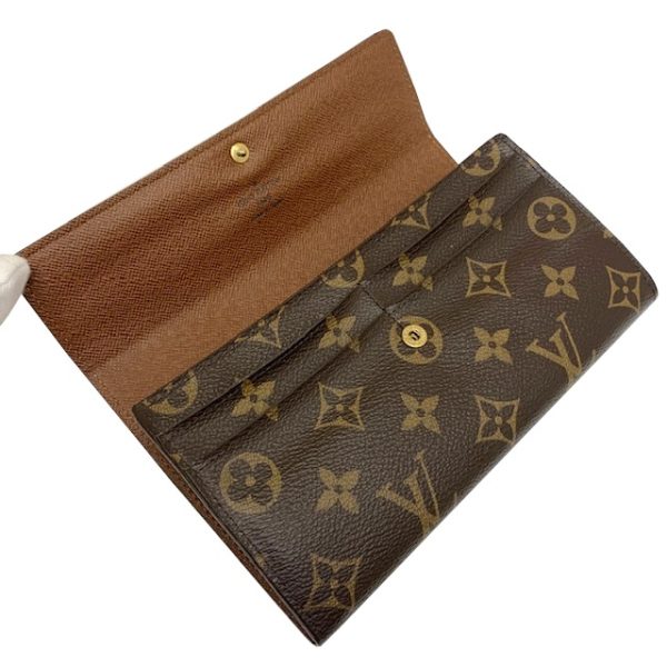 imgrc0082894190 Louis Vuitton Portefeuille Sarah Wallet Monogram Canvas Brown