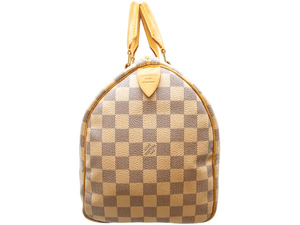 imgrc0082916666 LOUIS VUITTON Damier Azure Speedy 30 Handbag Brown