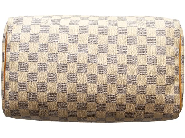 imgrc0082916668 LOUIS VUITTON Damier Azure Speedy 30 Handbag Brown