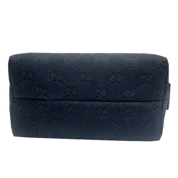 imgrc0083003162 GUCCI GG Canvas Cosmetic Pouch Black