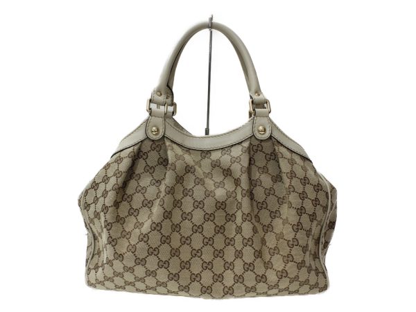 imgrc0083367204 Gucci Sookie Tote Bag GG Canvas Ivory Beige