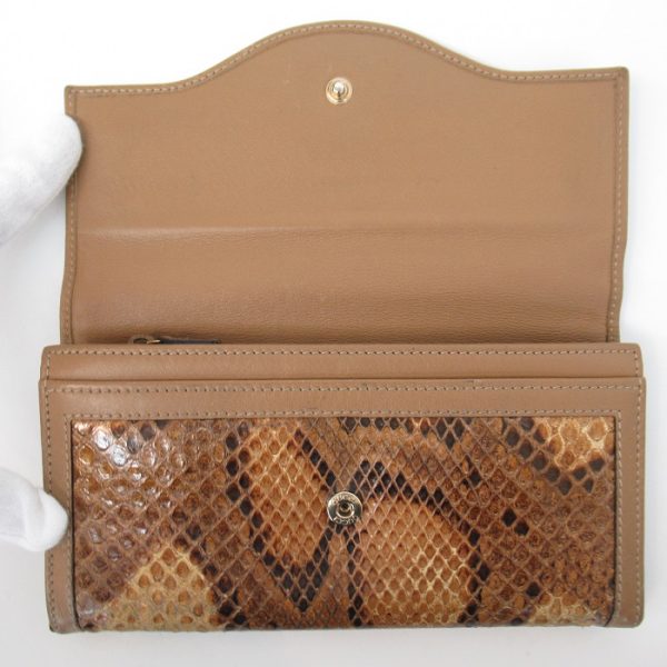 imgrc0083466247 GUCCI bifold long wallet 496334 GG Marmont leather python