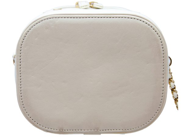 imgrc0083483565 CHANEL Vanity 2Way Bag Lambskin White