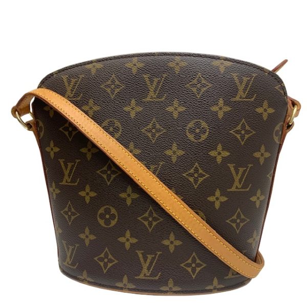 imgrc0083527373 Louis Vuitton Drouot Shoulder Bag Monogram Canvas Brown