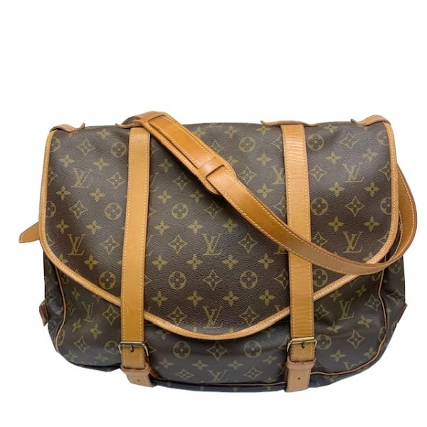 imgrc0083650796 Louis Vuitton Saumur 43 Shoulder Bag Monogram Canvas Brown