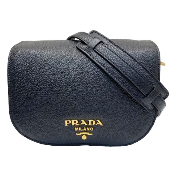 imgrc0083756989 PRADA Shoulder Bag Vitello Daino Black