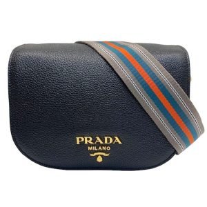 imgrc0083756998 Prada Shoulder Bag Nylon Leather Navy