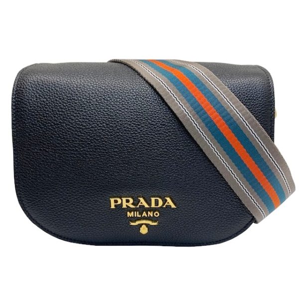 imgrc0083756998 PRADA Shoulder Bag Vitello Daino Black