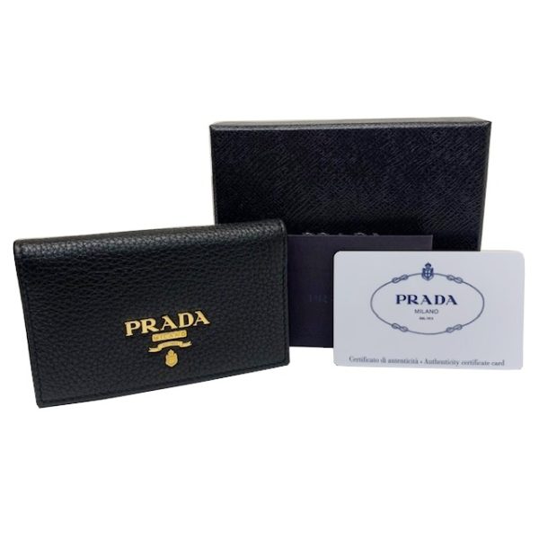 imgrc0083757238 PRADA Card Case Business Card Holder Gold