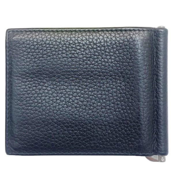 imgrc0083902537 PRADA Money Clip Bifold Wallet Leather Black