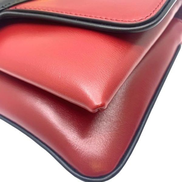 imgrc0084031395 GUCCI Ally Shoulder Bag Leather Red