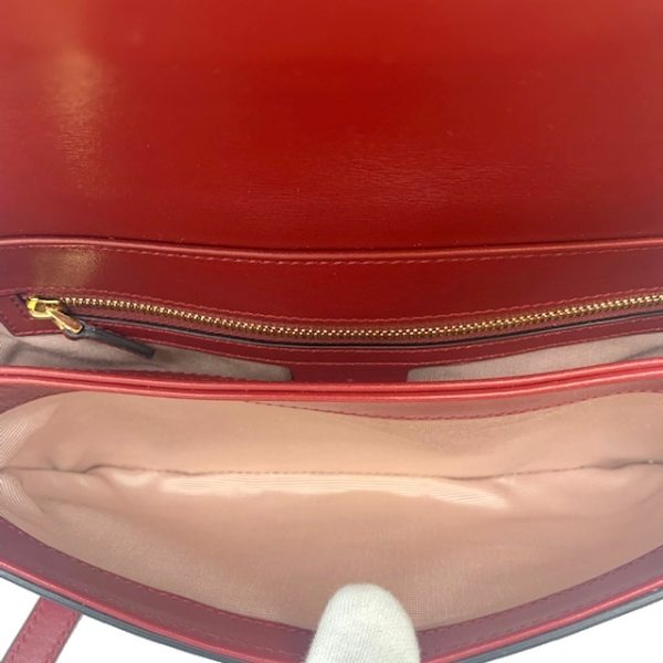 imgrc0084031398 GUCCI Ally Shoulder Bag Leather Red