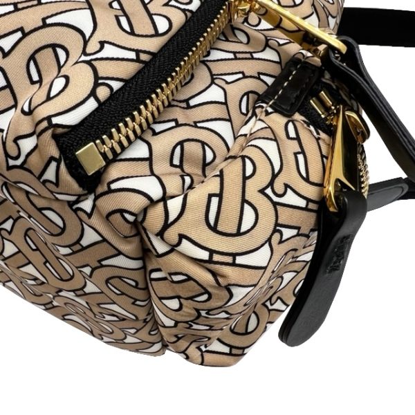 imgrc0084422395 Burberry TB Monogram Backpack Nylon Leather Beige Multicolor