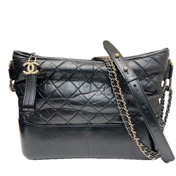 imgrc0084802695 CHANEL Gabriel de Chanel Large Hobo Bag Black