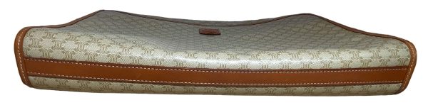 imgrc0084827960 Celine Document Macadam Pattern Clutch Beige