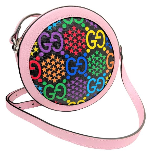 imgrc0085012474 GUCCI GG Psychedelic Mini Round Bag Multicolor