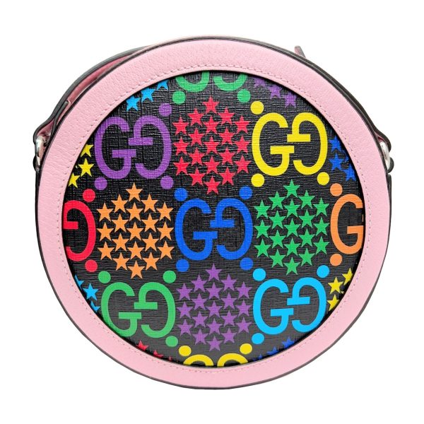 imgrc0085012475 GUCCI GG Psychedelic Mini Round Bag Multicolor