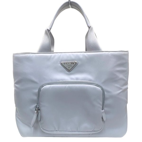 imgrc0085305585 PRADA Padded Nylon Tote Bag Ice Blue