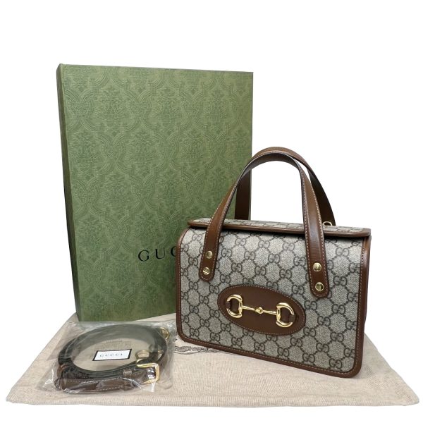 imgrc0085535125 GUCCI Horsebit 1955 Mini Top Handle Bag