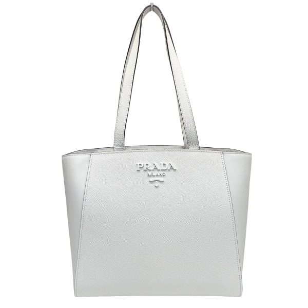 imgrc0085661809 PRADA Saffiano Tote Bag White