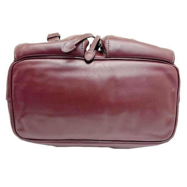 imgrc0085715122 PRADA Soft Calf Shoulder Bag Leather Bordeaux