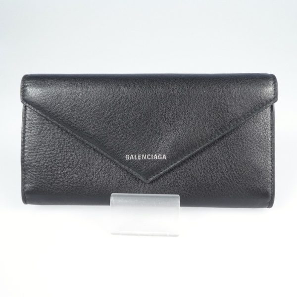 imgrc0085725485 Balenciaga Paper Long Wallet Black