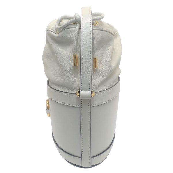 imgrc0085735851 GUCCI Horsebit Bucket Bag Leather White