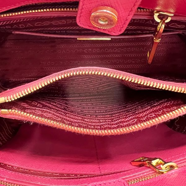 imgrc0085977474 PRADA 2WAY Shoulder Handbag Saffiano Leather Pink