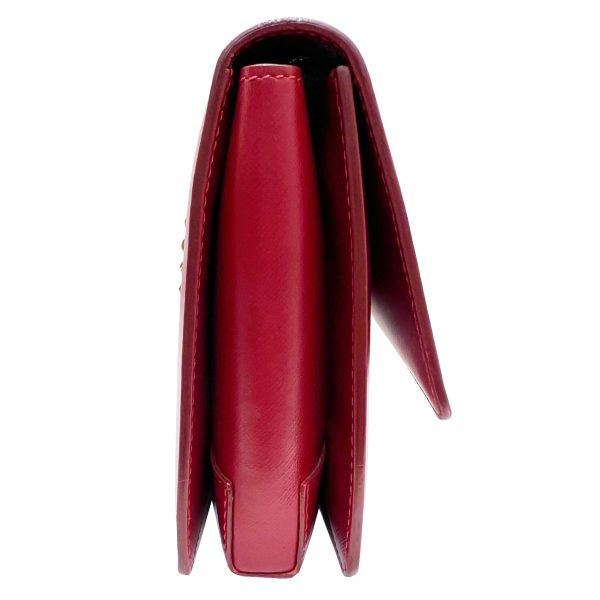 imgrc0086043982 Salvatore Ferragamo Vara Shoulder Bag Leather Red