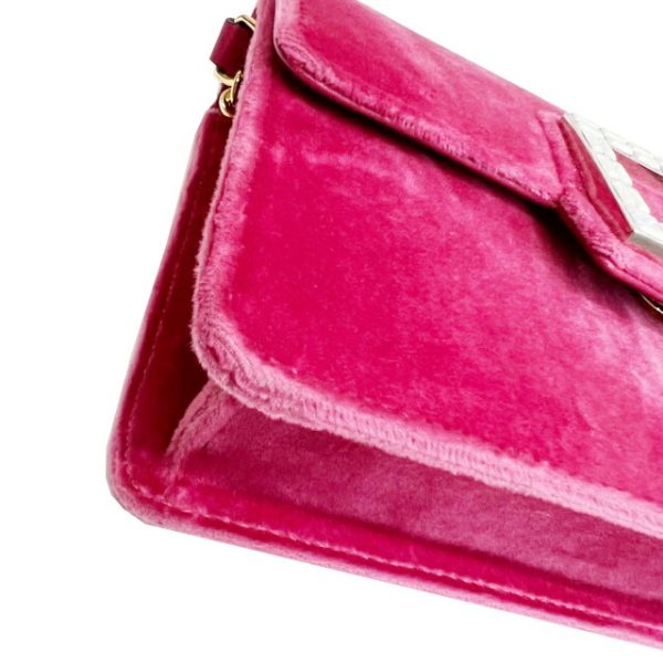 imgrc0086103706 GUCCI Broadway Square G Shoulder Bag Velvet Pink