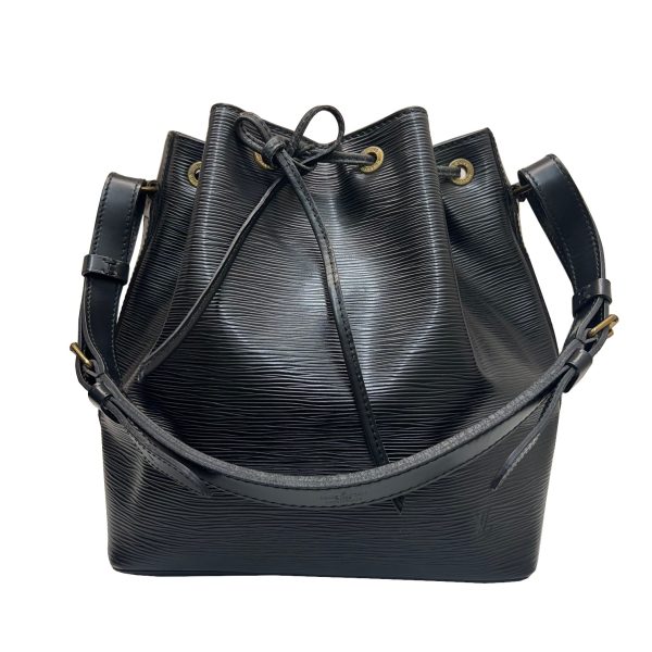 imgrc0086104666 Louis Vuitton Petit Noe Drawstring Bag Epi Leather Black