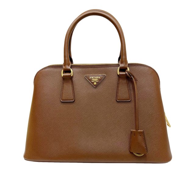 imgrc0086135970 PRADA Saffiano Luxe 2WAY Shoulder Handbag Brown Camel