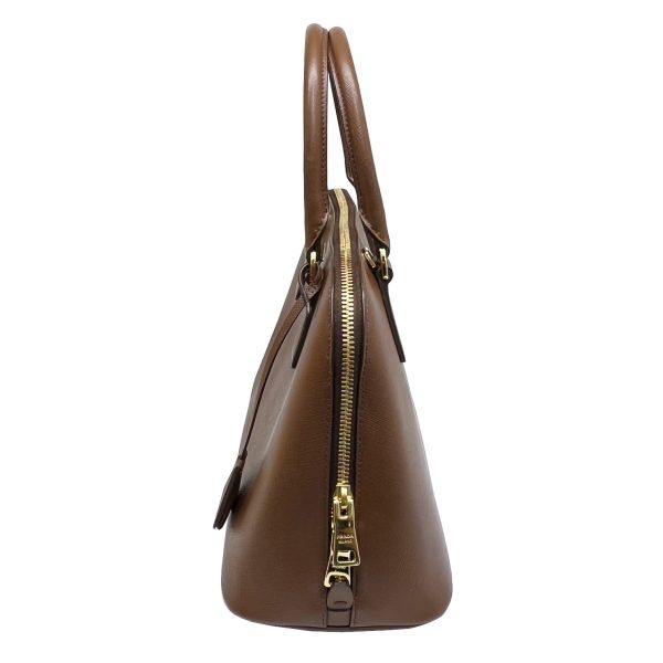 imgrc0086135973 PRADA Saffiano Luxe 2WAY Shoulder Handbag Brown Camel