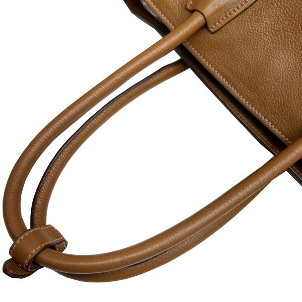 imgrc0086283941 PRADA Vitello Phenix Handbag Leather Brown Camel