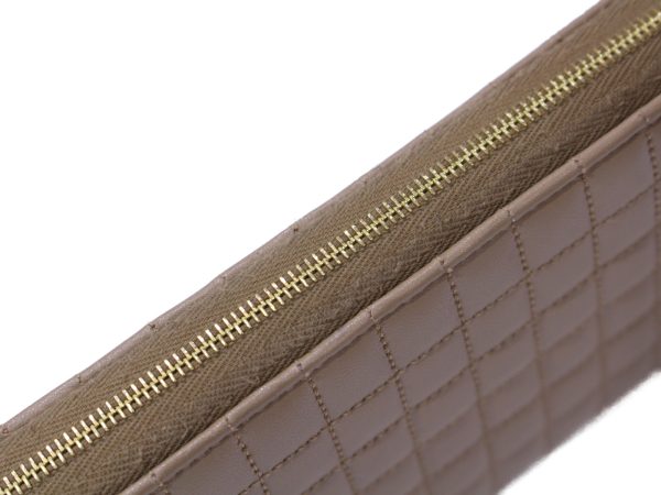 imgrc0086495370 Celine Large Zip Long Wallet Leather Beige