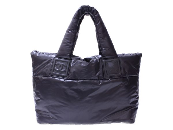 imgrc0086618520 Chanel Coco Cocoon Small Tote Bag Nylon Black