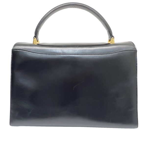 imgrc0086727483 Salvatore Ferragamo Gancini 2WAY Shoulder Handbag Calf Leather Black