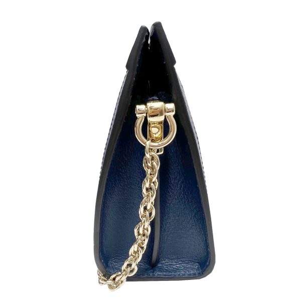 imgrc0086857944 GUCCI Ophidia Small Chain Shoulder Bag Leather Navy Red