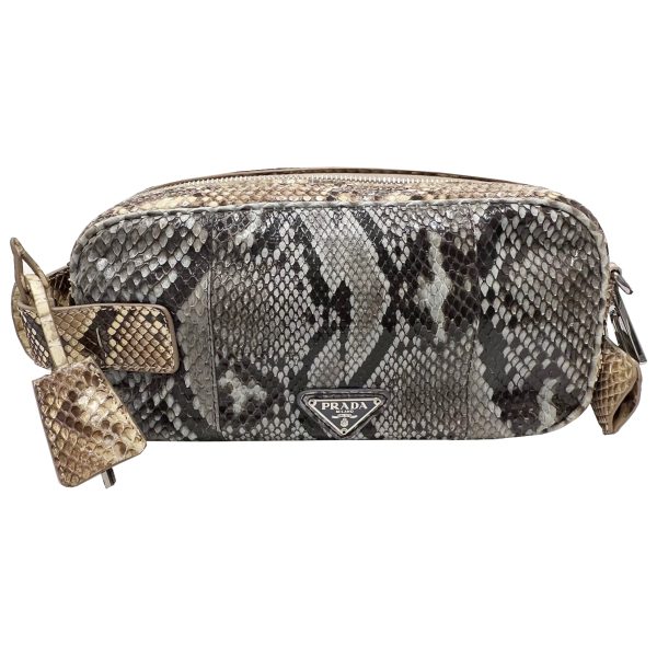 imgrc0087298816 PRADA 2WAY Shoulder Clutch Bag Python Leather