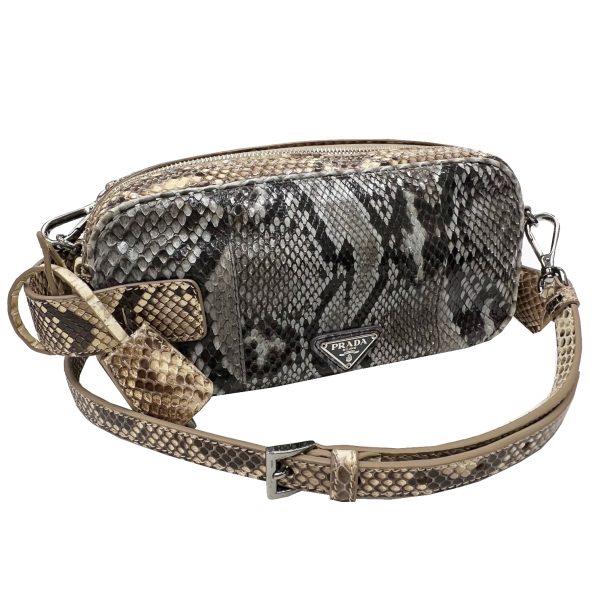 imgrc0087298817 PRADA 2WAY Shoulder Clutch Bag Python Leather