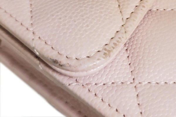 imgrc0087443218 CHANEL Matelasse Long Wallet Caviar Grained Calf Pink