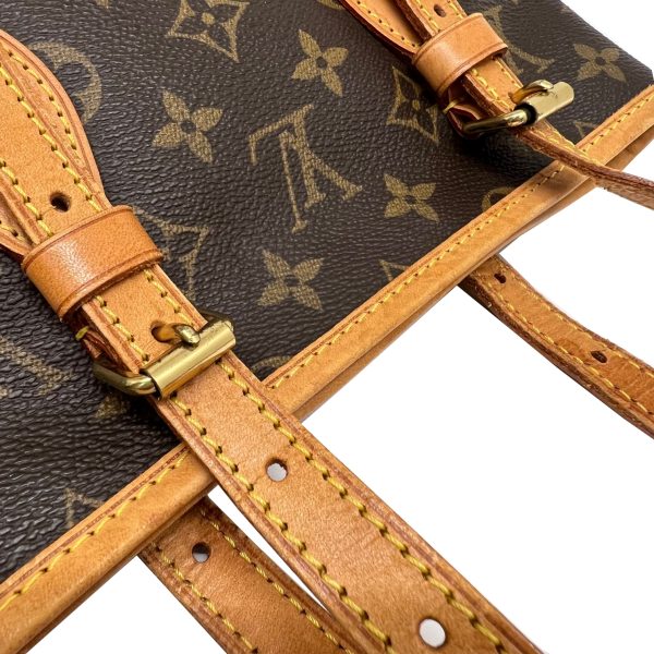 imgrc0087488370 Louis Vuitton Petit Bucket Tote Bag Monogram Canvas Brown