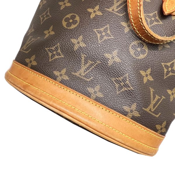 imgrc0087488376 Louis Vuitton Petit Bucket Tote Bag Monogram Canvas Brown