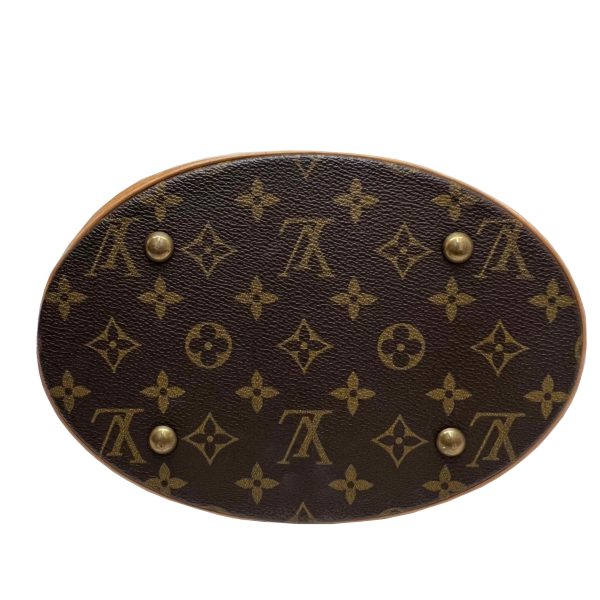 imgrc0087488378 Louis Vuitton Petit Bucket Tote Bag Monogram Canvas Brown