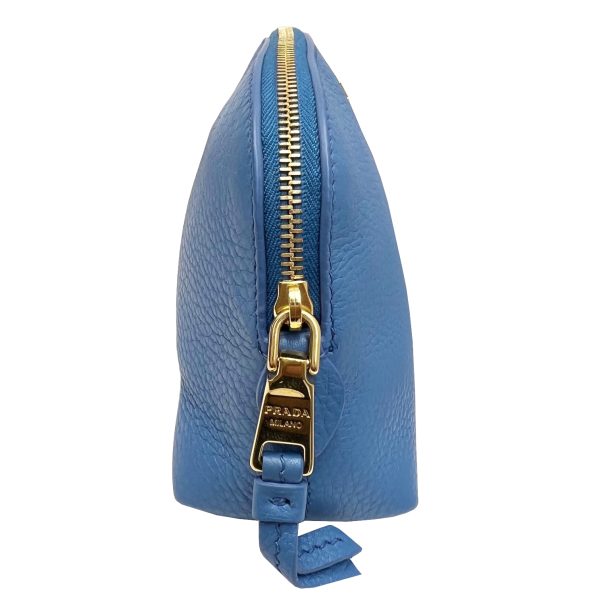 imgrc0087540970 PRADA Pouch Accessory Case Leather Blue